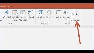 Quick Tip: Record Screen Capture Video on Windows 10 using Power Point