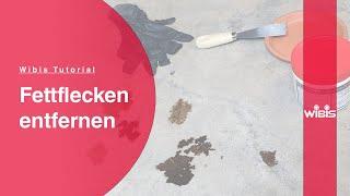 Fett- & Ölflecken auf Beton entfernen - So geht's / Wibis