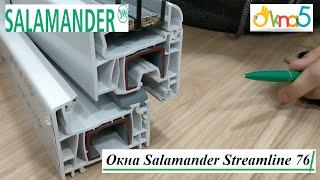 Окна Salamander Streamline 76 - обзор © ОКна 5. Окна Саламандра Стримлайн - компания ОКна 5 (Киев).