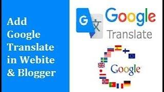 Google Translate in website