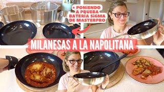 Nueva BATERÍA de COCINA Sigma MasterPRO + Receta MILANESAS a la NAPOLITANA