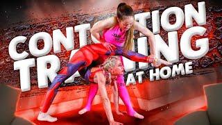 Contortion Training at Home. Circus Girls Stretching | FlexShow