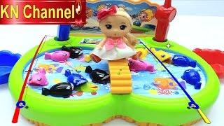 Đồ chơi trẻ em BÉ NA CÂU CÁ tập 11  Fishing games cùng búp bê Chibi Toy For Kids Baby Doll Kids toys