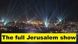 A stunning laser show, celebrating the Jerusalem's history, culture, and unity through light & music