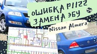 Привязка ЭБУ двигателя на Nissan Almera Classic. Устранение ошибки P1122.