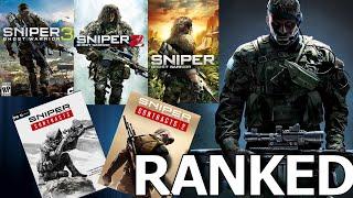 EVERY Sniper Ghost Warrior Game RANKED