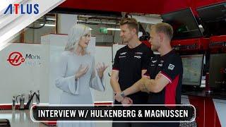 Metaphor: ReFantazio x ‪@Haasf1team | Alanah Pearce Interviews Nico Hulkenberg and Kevin Magnussen