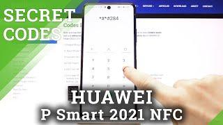 Secret Codes in HUAWEI P Smart 2021 NFC – Test Menu / Calendar Storage / IMEI Number