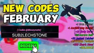 NEW CODES [February] VALENTINE’S UPDATE  in FISCH!!!