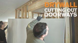 Cutting Out Drywall for Doorways