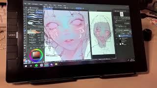 Enjoy Drawing on VK1200 Pen Display