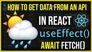 How To Make API Call In React using useEffect() Hook With Fetch API and async / await