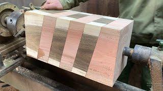 Woodworking NDT   Incredibly Bold And Creative Idea With Awesome Lathe Artwork