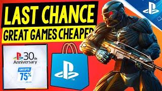 LAST CHANCE PSN 30th Anniversary Sale DEALS! MUST BUY PS4/PS5 Games WAY CHEAPER