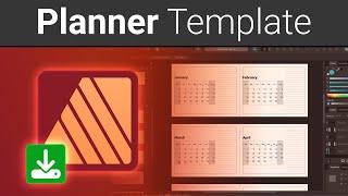 Digital Planner 2025 Affinity Publisher Template