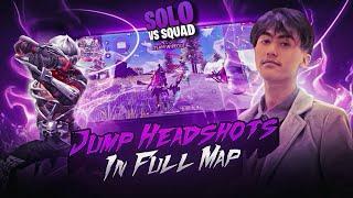 JUMP HEADSHOTS IN SOLO VS SQUAD FULL RUSH GAMEPLAY  ZEROX FF