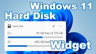  Introducing Hard Disk Windows 11 Widget