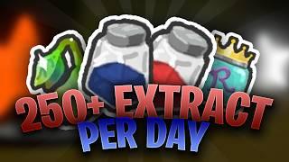 How to FARM 250+ Red or Blue Extracts PER DAY | Bee Swarm Simulator