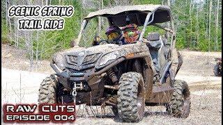 Scenic Early Spring UTV Trail Ride - RZR XP Turbo + CFMOTO 800 Trail #TeamAJP Raw Cuts - Episode 004