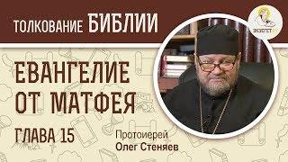 Евангелие от Матфея. Глава 15. Протоиерей Олег Стеняев. Толкование Библии. Толкование Нового Завета