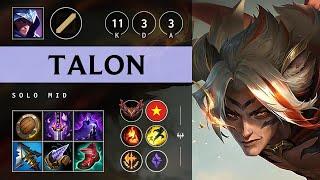 Talon Mid vs Ekko: Unstoppable - VN Grandmaster Patch 14.24