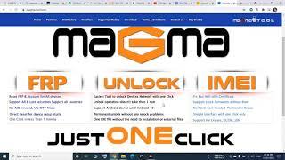 Samsung All Mobile FRP Unlock Magma Tool ONE Click Unlock | FRP IMEI COUNTRY Unlock Magma Tool