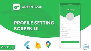 Profile Setting Screen UI || Taxi App Flutter