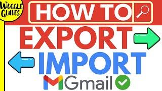 How to export AND import a backup of your Gmail emails #takeout