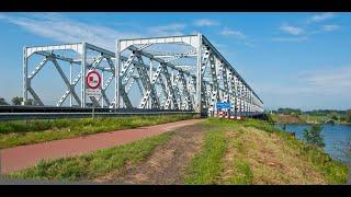 Fietsroute over oude brug keizersveer 2021