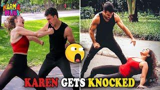 Karen ACTUALLY Messes With The WRONG GUY.. (INSTANT KARMA) | Aggressive Karens Got INSTANT KARMA #6