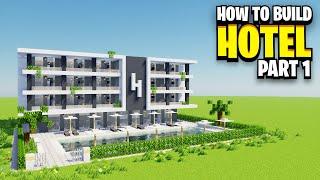 How To Build A HOTEL In Minecraft! (Part 1)