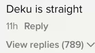 Deku is straight