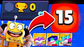 ЗАДОНАТИЛ 2000 ГЕМОВ НА НОВЫЙ АККАУНТ 0 КУБКОВ! ВЫБИЛ 15 БРАВЛЕРОВ ! BRAWL STARS