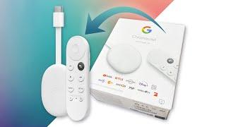 Chromecast 2021: Unboxing - Android TV - Install your Chromecast to a TV