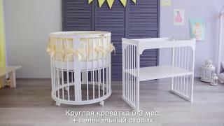 Трансформации кроватки PremiumBaby Ecosleep 9в1