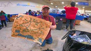 Hidden History: WW2 Map Buried in the Goodwill Bins!