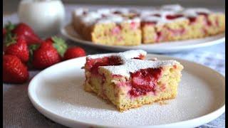 TORTA DI FRAGOLE SOFFICISSIMA