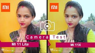 Mi 11 Lite vs Mi 11X | Camera Comparison |Camera Test | Tech Song |