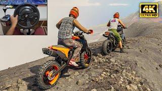 KTM 450 EXC Nighthawk Edition & Ducati Monster 1200S | The Crew Motorfest | Thrustmaster T300RS game