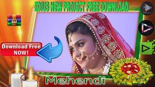 MEHENDI NEW EDIUS PROJECT 3D CINMATIC 1000% FREE DOWNLOND ZSM FILMS 923087833618