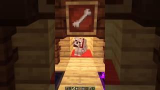 МИЛЫЙ ДОМ ДЛЯ СОБАКИ В MINECRAFT  #shorts #minecraft