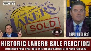  EMERGENCY POD  Reaction to the Buss family selling the Lakers for $10B | The Hoop Collective
