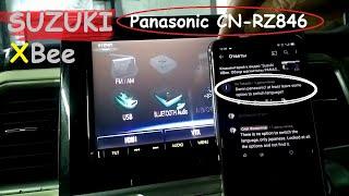 Suzuki XBee. Panasonic CN-RZ846 Можно ли переключить на английский язык? Прочие настройки магнитолы.