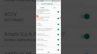 Root CA 2015 Mode Enable on Android Phone