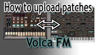 Volca FM - How to upload DX7 patches using Dexed