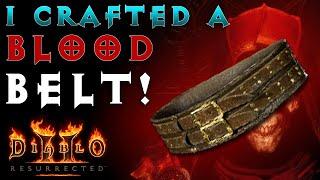 Coooley Crafts a Godly Belt in D2R