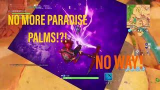 MYSTERY LIGHTNING CUBE IN PARADISE PALMS!! (FORTNITE)