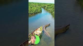 #drone filma #sucuri gigante na #amazonia #viral #fyp #fyppp #cobra