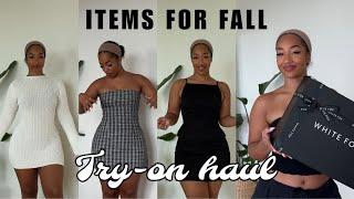 CUTE STUFF FOR FALL TRY-ON HAUL | WHITEFOX