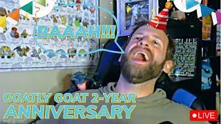 Celebrate 2-Years with Goatly Goat! Giveaways, Games, & MORE!